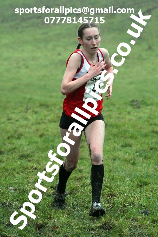 Girls under-15s, NECAA Junior Cross Country Relays, Thornley Farm, Peterlee, Saturday, December 12th. Photo: David T. Hewitson/Sports for All Pics
